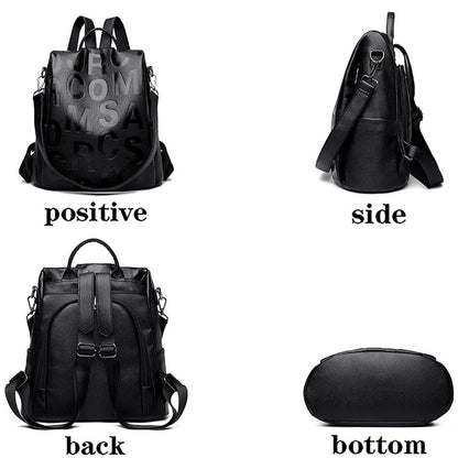 High-Quality Women's Leather Backpack