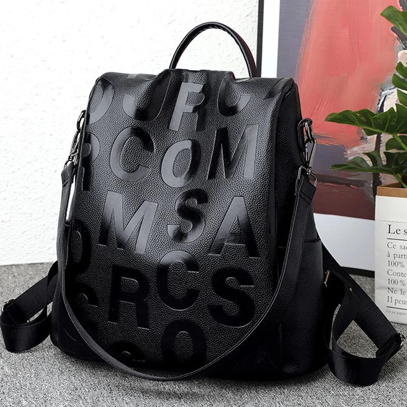 High-Quality Women's Leather Backpack