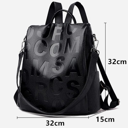 High-Quality Women's Leather Backpack