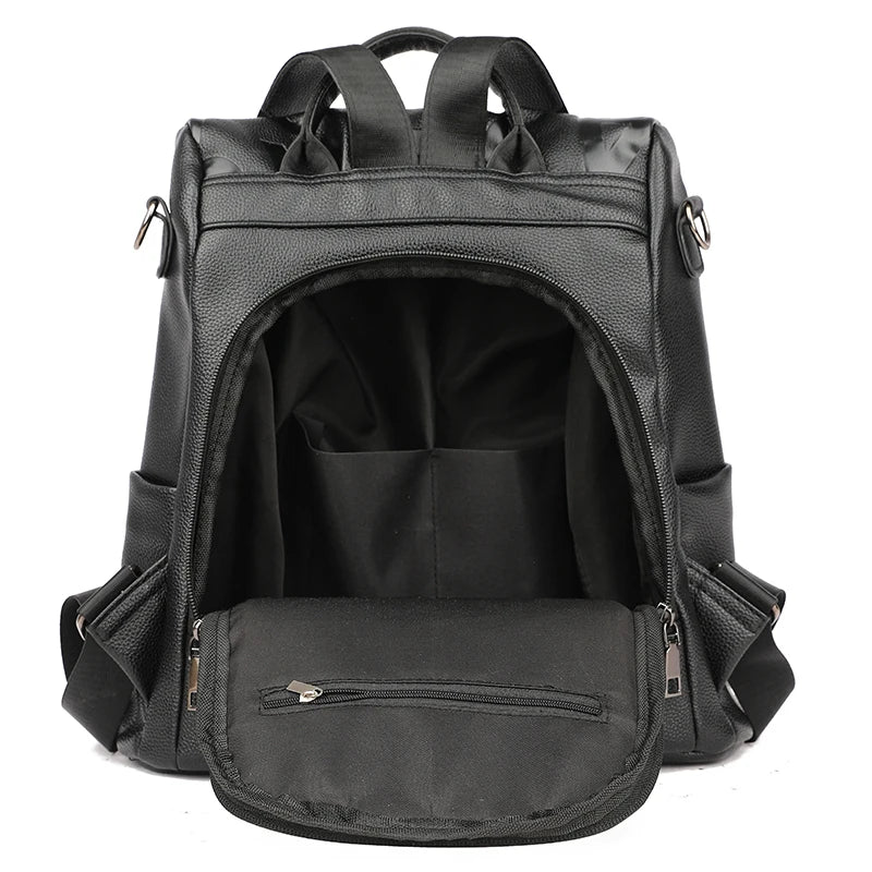 High-Quality Women's Leather Backpack