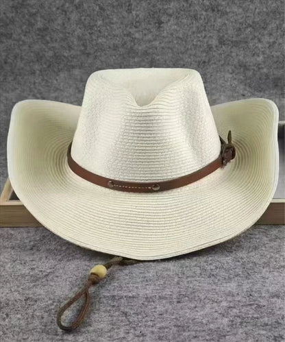 Foldable Straw Cowboy Sun Hat