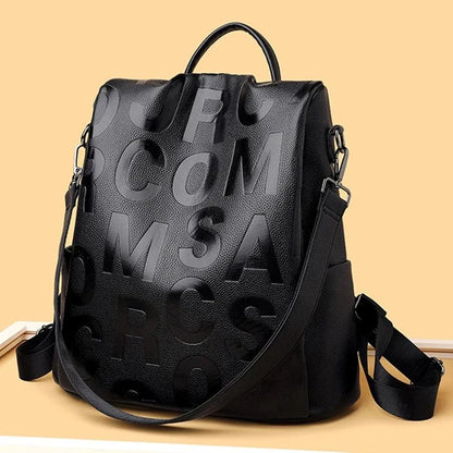 High-Quality Women's Leather Backpack