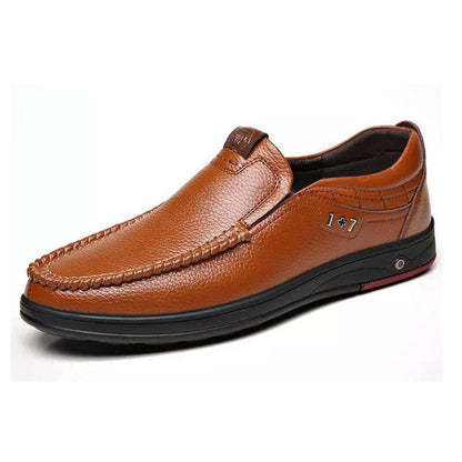 ''Alessandro'' - Classic Leather Loafers - Shoes - LeStyleParfait Kenya