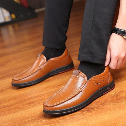 ''Alessandro'' - Classic Leather Loafers - Shoes - LeStyleParfait Kenya