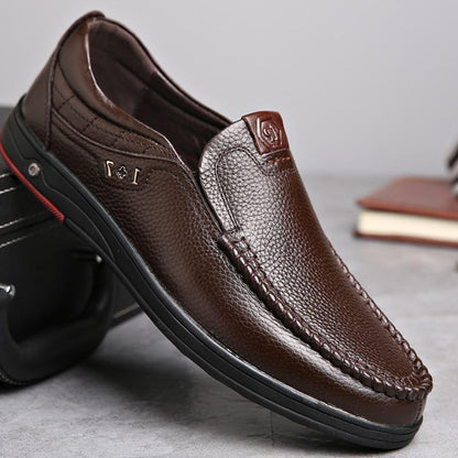 ''Alessandro'' - Classic Leather Loafers - Shoes - LeStyleParfait Kenya