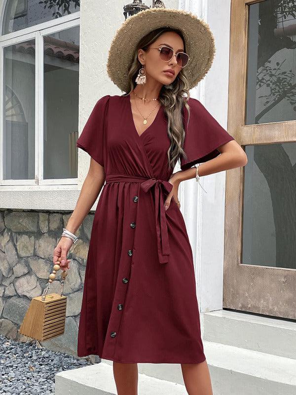 Buy Casual Short Women s Midi Dress for Kshs. 30.00 LeStyleParfait LeStyleParfait Kenya