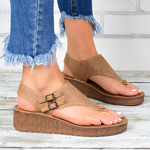 Casual Women Wedge Sandals - LeStyleParfait Kenya