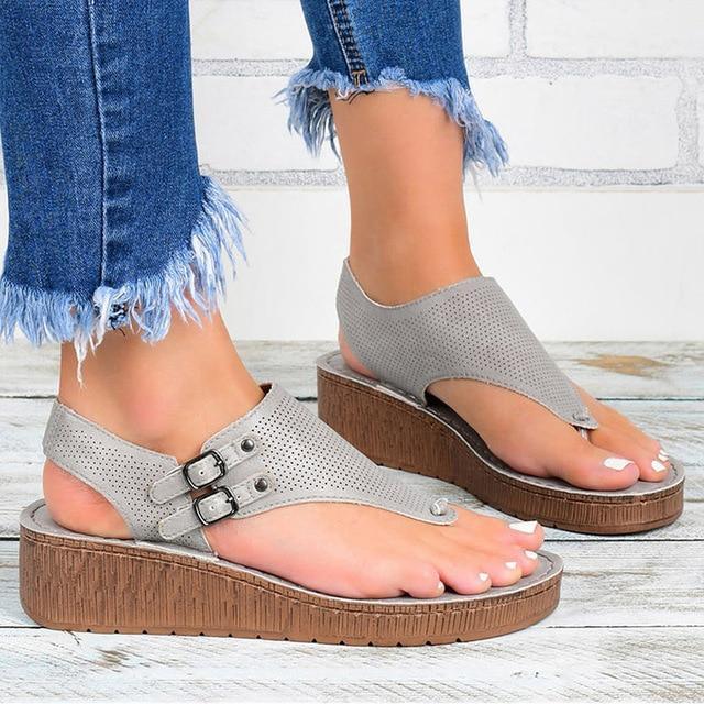 Casual Women Wedge Sandals - LeStyleParfait Kenya