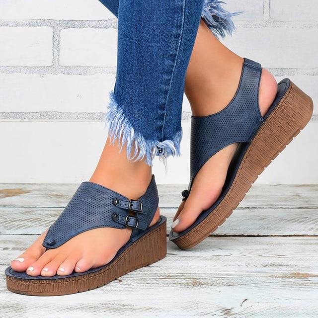 Casual Women Wedge Sandals - LeStyleParfait Kenya