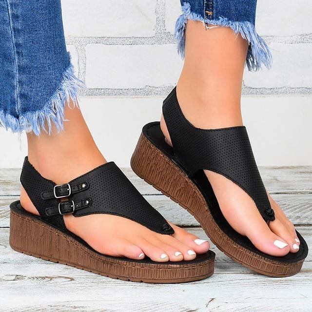 Casual Women Wedge Sandals - LeStyleParfait Kenya