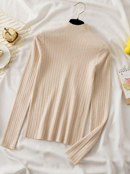 Charming Turtleneck Knitwear - Sweater - LeStyleParfait Kenya