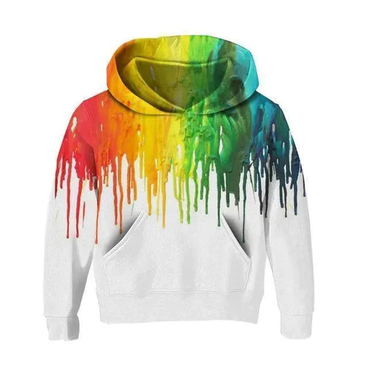 Colorful 3D Kids Hoodies UNISEX - Kids Hoodies - LeStyleParfait