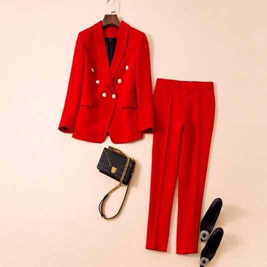 Red Pant Suit for Women, Dressy Pant Suits for Women , Two Piece Suit, Women  Formal Wear, Womens Suit, Womens Wedding Suit Set -  Norway