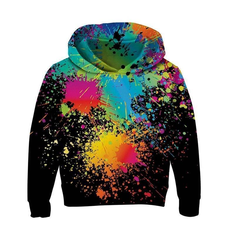 Dripping Paint Kids Hoodies - Kids Hoodies - LeStyleParfait