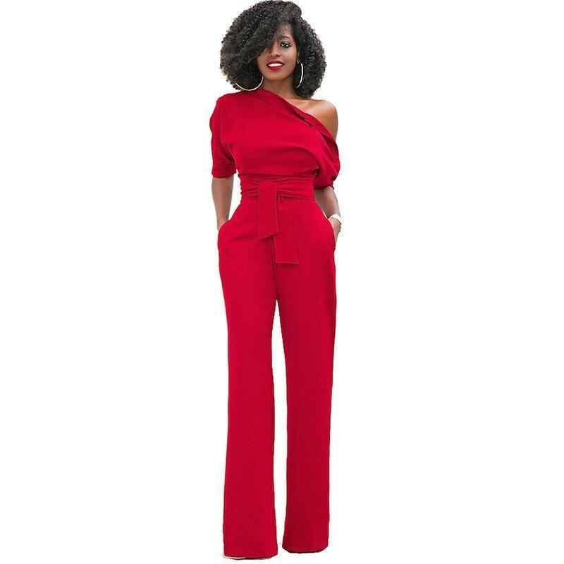 Elegant Off Shoulder Women Jumpsuits - LeStyleParfait Kenya