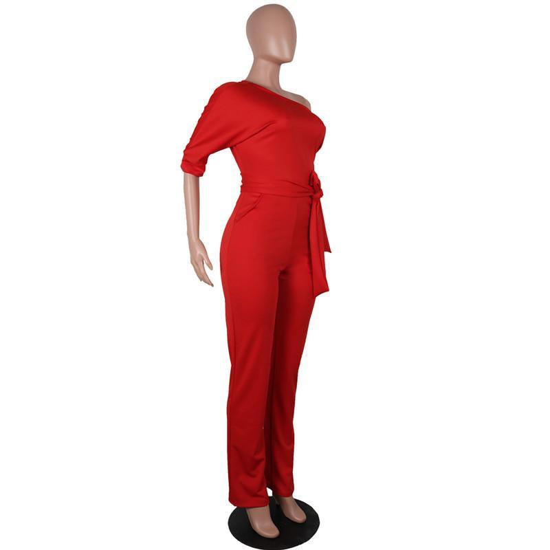 Elegant Off Shoulder Women Jumpsuits - LeStyleParfait Kenya