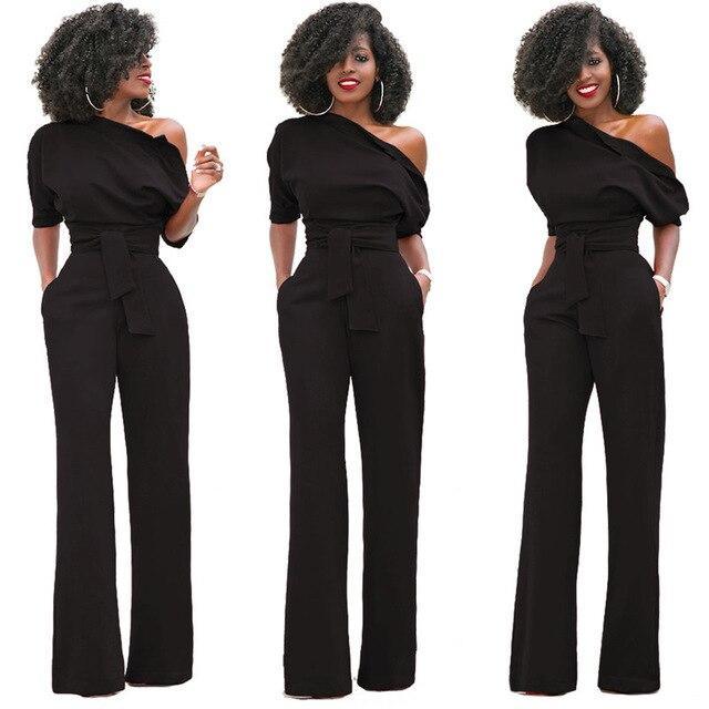 Elegant Off Shoulder Women Jumpsuits - LeStyleParfait Kenya