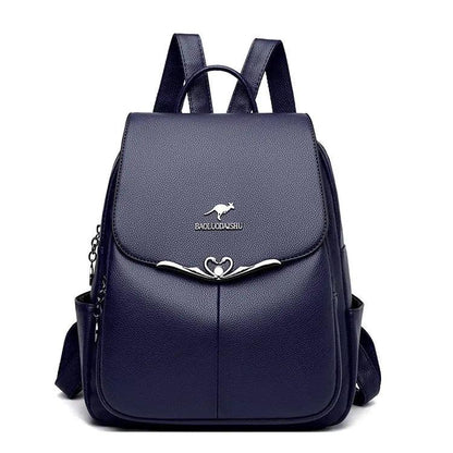 Fashion Leather Women's School Backpack - LeStyleParfait Kenya