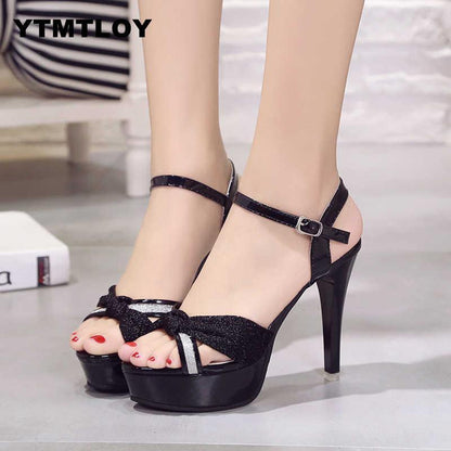 Fashion Peep-Toe High Heels - Shoes - LeStyleParfait Kenya