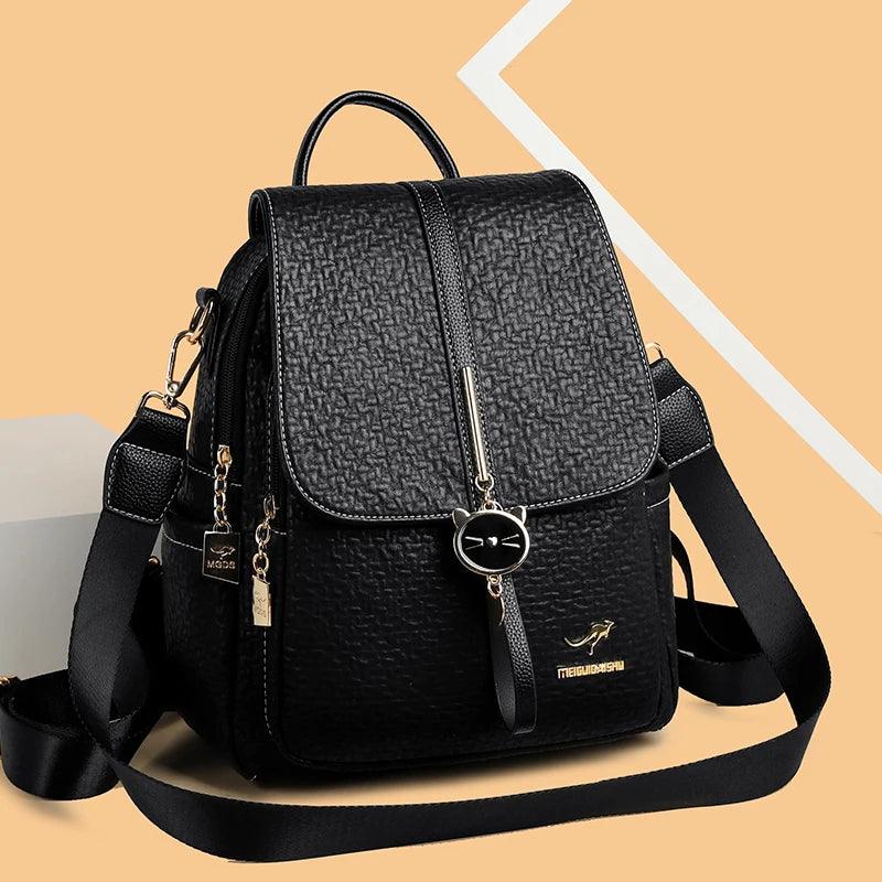 Fashion PU Leather Women's Backpack - LeStyleParfait Kenya