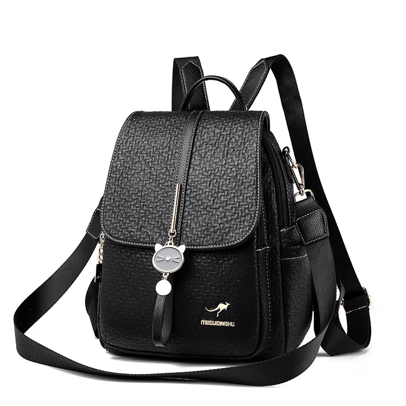 Fashion PU Leather Women's Backpack - LeStyleParfait Kenya