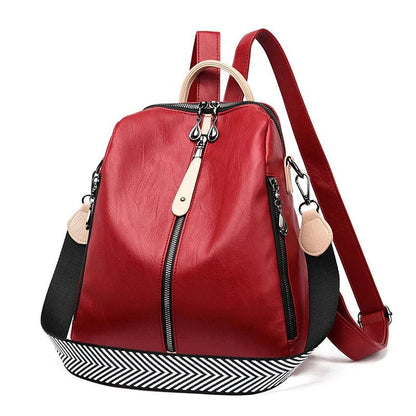 Fashionable Soft Leather Large Backpack - LeStyleParfait Kenya