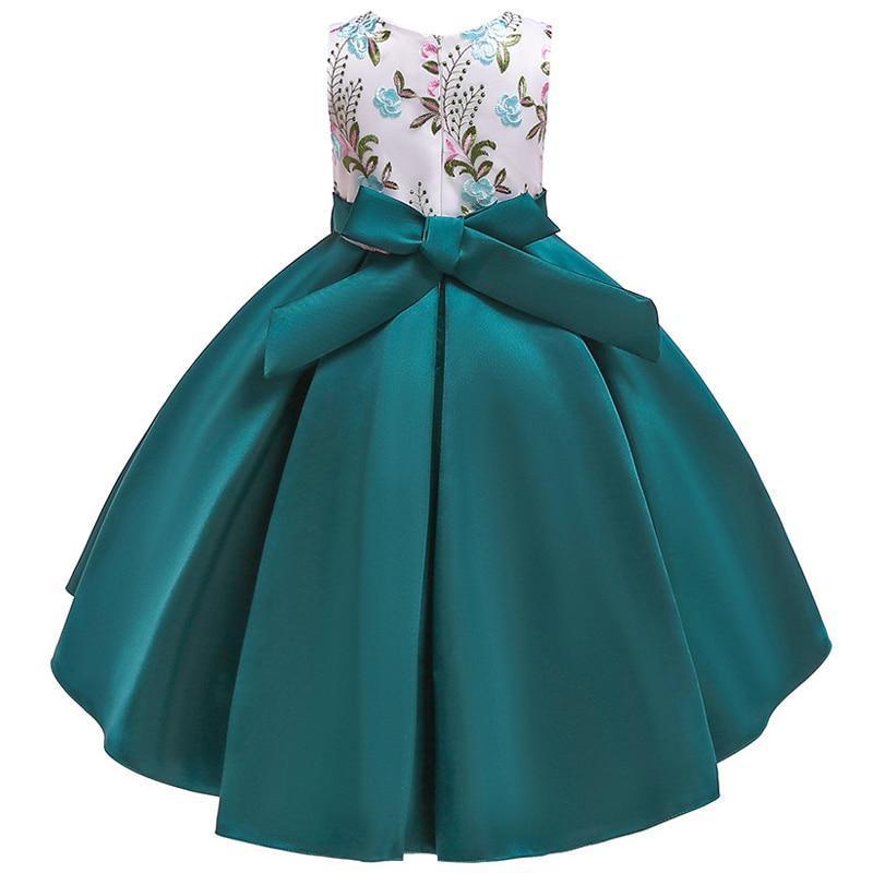 Floral Bow Dress For Girls- Sleeveless - Floral Dress - LeStyleParfait