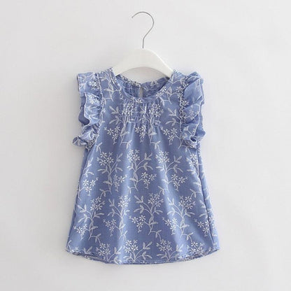 Floral Petal Sleeves Girls Dresses - Girls Dresses - LeStyleParfait