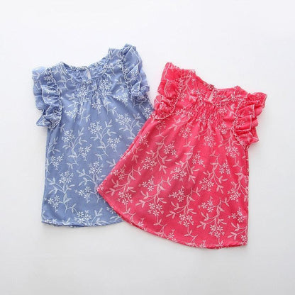 Floral Petal Sleeves Girls Dresses - Girls Dresses - LeStyleParfait