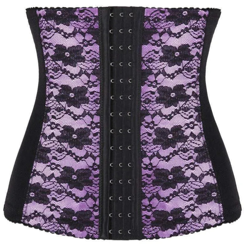 Floral Waist Trainer, Plus Size Corset - Body Shaper - LeStyleParfait