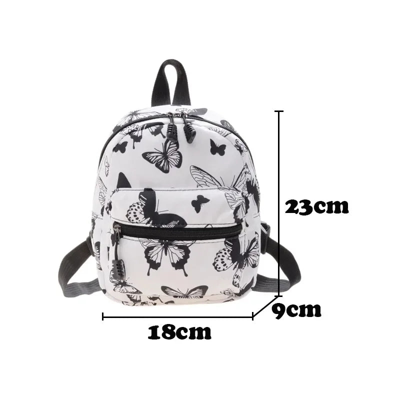 Flower Print Mini Backpack for Women - LeStyleParfait Kenya