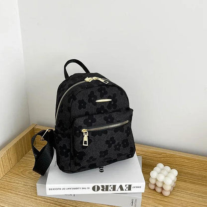 Flower Print Mini Backpack for Women - LeStyleParfait Kenya