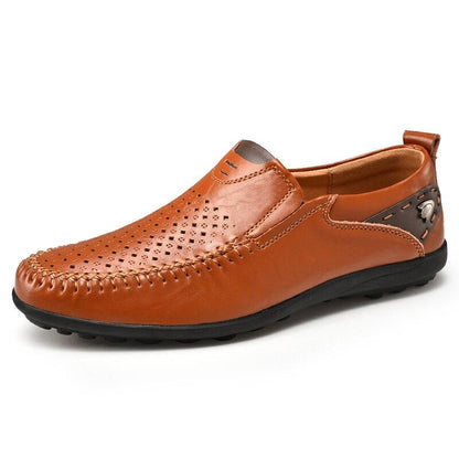 ''Francesco " - Slip-On Leather Loafers - Shoes - LeStyleParfait Kenya