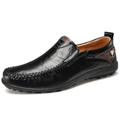 ''Francesco " - Slip-On Leather Loafers - Shoes - LeStyleParfait Kenya