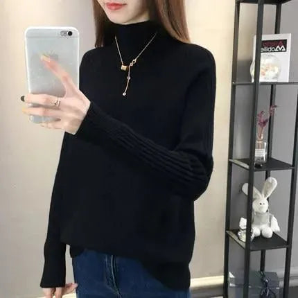 Go-Getter Turtleneck Women Sweater - Pullover Sweater - LeStyleParfait