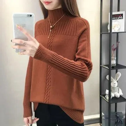 Go-Getter Turtleneck Women Sweater - Pullover Sweater - LeStyleParfait