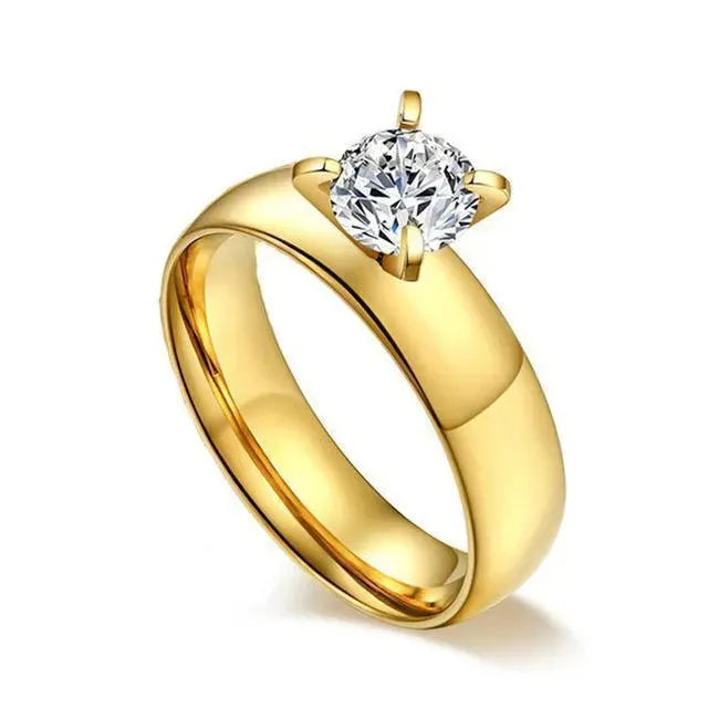 Gold Wedding Engagement Rings - Rings - LeStyleParfait