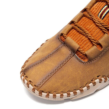 ''Jango'' - Casual Leather Sneakers - Shoes - LeStyleParfait Kenya