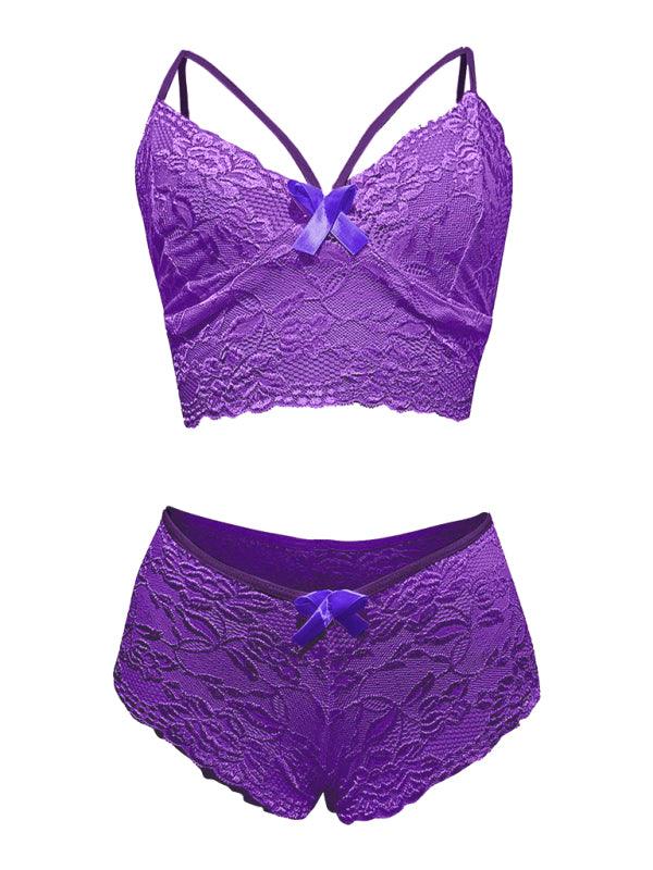 Lace Women Lingerie Set - Lingerie Set - LeStyleParfait