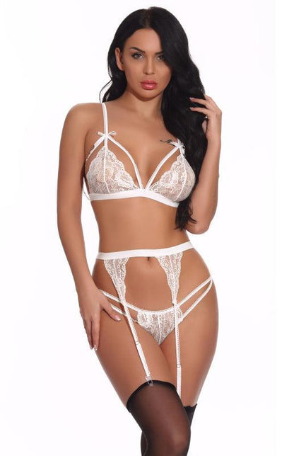 Ladies Sexy Lace Lingerie Set - Lingerie Set - LeStyleParfait