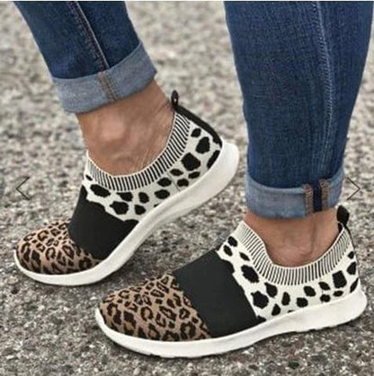 Leopard Print Women's Sneakers - Shoes - LeStyleParfait Kenya