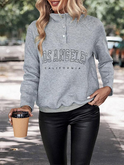 Los Angeles Print Women Sweatshirt - Women Sweatshirt - LeStyleParfait