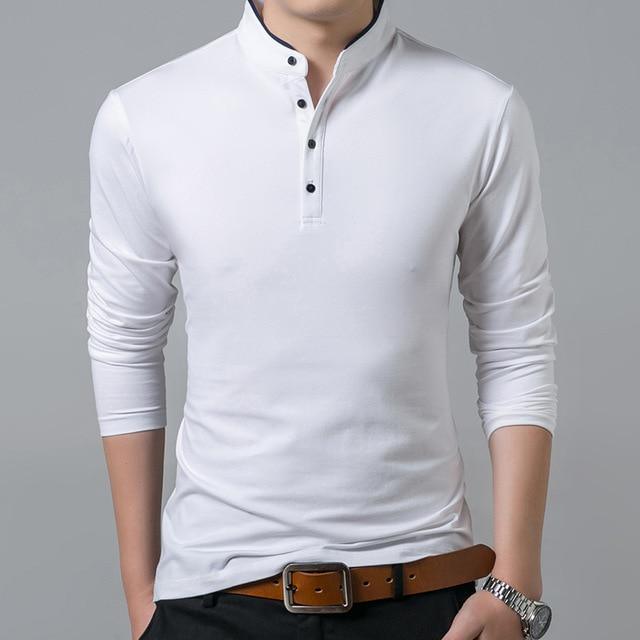 Buy Mandarin Collar Men's T-Shirt at LeStyleParfait Kenya