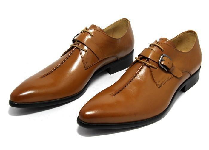 Men Dress Shoes - Pointed Business Shoes - LeStyleParfait Kenya