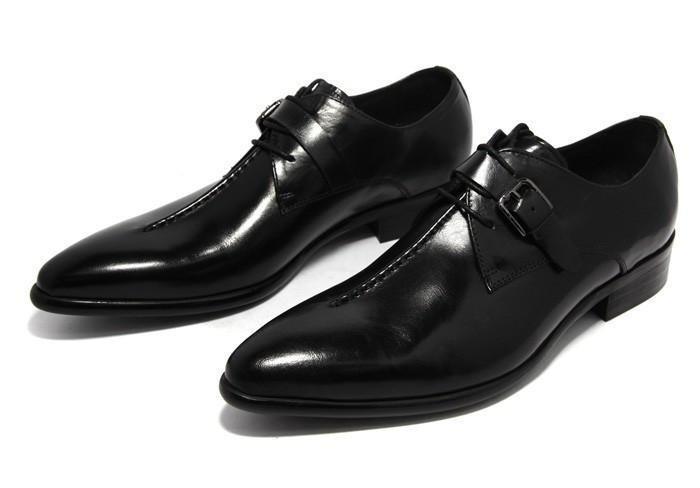 Men Dress Shoes - Pointed Business Shoes - LeStyleParfait Kenya