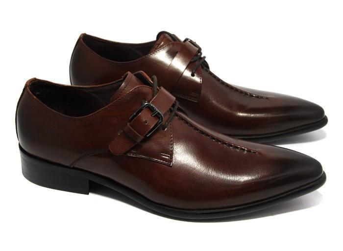 Men Dress Shoes - Pointed Business Shoes - LeStyleParfait Kenya