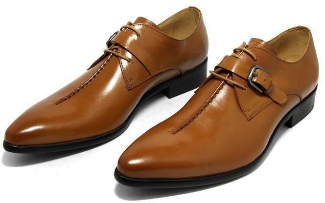 Men Dress Shoes - Pointed Business Shoes - LeStyleParfait Kenya