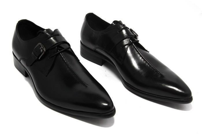 Men Dress Shoes - Pointed Business Shoes - LeStyleParfait Kenya