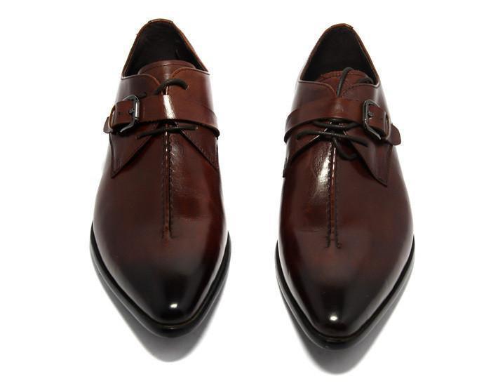 Men Dress Shoes - Pointed Business Shoes - LeStyleParfait Kenya