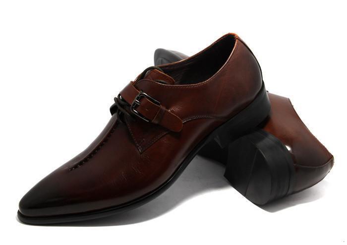 Men Dress Shoes - Pointed Business Shoes - LeStyleParfait Kenya